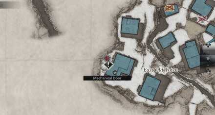 Resident Evil Village Mechanical Door to Blood Pigeon Ruby Map