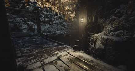 Resident Evil Village Crank Drawbridge 1 World View