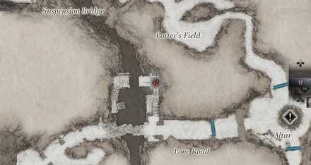 Resident Evil Village Crank Drawbridge 1 Map