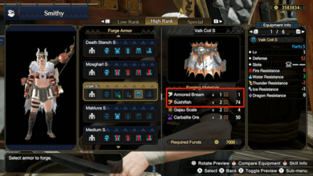 MH Rise - Used for Forging Armor and Weapons