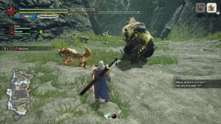 MH Rise - Arzuros Low Claw Swipes