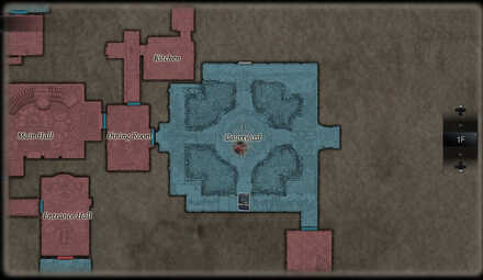 Resident Evil Village - Castle Part 2 - Courtyard Bird Cage - Map View.jpg