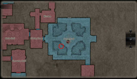 Resident Evil Village - Castle Part 2 - Courtyard Herb - Map View.jpg