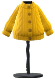 ACNH- Aran-Knit Cardigan Image