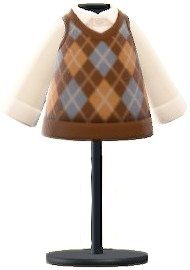ACNH - Argyle Vest Image
