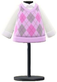 ACNH - Argyle Vest Image