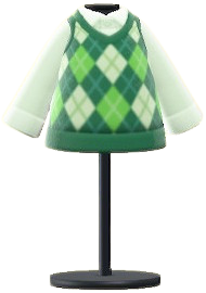 ACNH - Argyle Vest Image