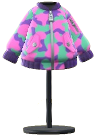 ACNH - Camo Bomber-Style Jacket Image