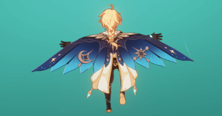 Genshin - Wings of Companionship Wind Glider Showcase