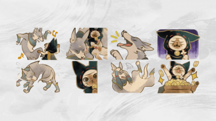 MH Rise - special stickers 2 sticker set