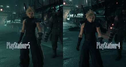 Final Fantasy VII Remake - PS5 vs PS4 Gameplay Comparison [HD 1080P] 