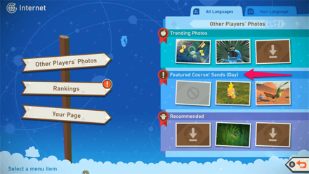 New Pokemon Snap - Featured Course