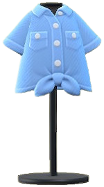 ACNH - Front-Tie Button-Down Shirt Image