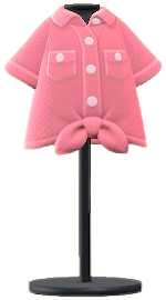 ACNH - Front-Tie Button-Down Shirt Image