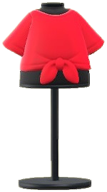 ACNH- Front-Tie Tee Image