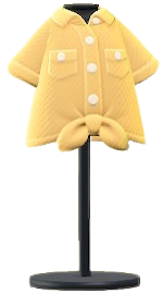 ACNH- Front-Tie Button-Down Shirt Image