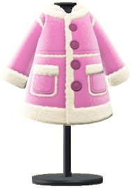 ACNH- Faux-Shearling Coat Image