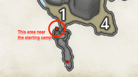 MH Rise - Lava Caverns 1 Fishing Spot