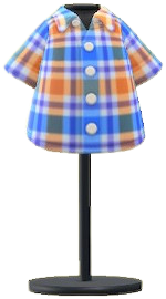 ACNH - Madras Plaid Shirt Image