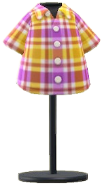 ACNH - Madras Plaid Shirt Image