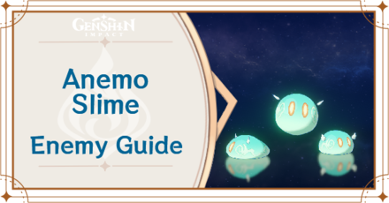 Genshin Impact - Anemo Slime