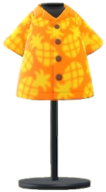 ACNH - Pineapple Aloha Shirt Image