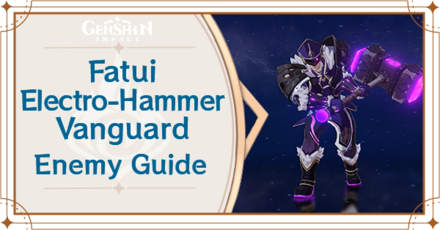 Genshin Impact - Fatui Electro-Hammer Vanguard Banner