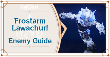 Genshin Impact - Frostarm Lawachurl Banner