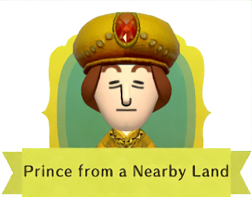 Miitopia - All Characters - Prince from a nearby land