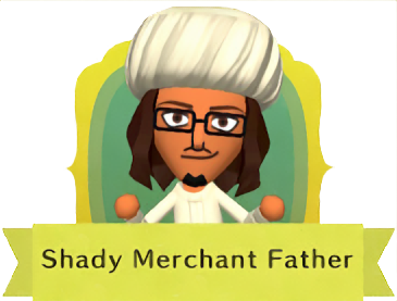 Miitopia - All Characters - Shady Merchant Father