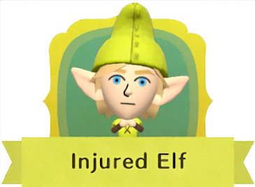 Miitopia - All Characters - Injured Elf