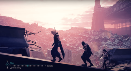 FF7R Intergrade Photo Mode Celestial Filter