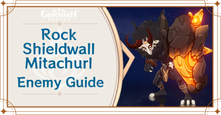 Genshin Impact - Rock Shieldwall Mitachurl Guard Banner