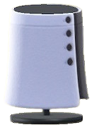 Buttoned Wraparound Skirt Image