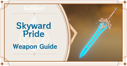 Genshin Impact - Skyward Pride Claymore