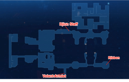 B14 Advanced Weaponry Item Location Map