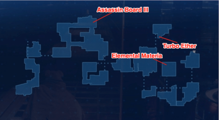 Storage Depot Upper Level Item Map