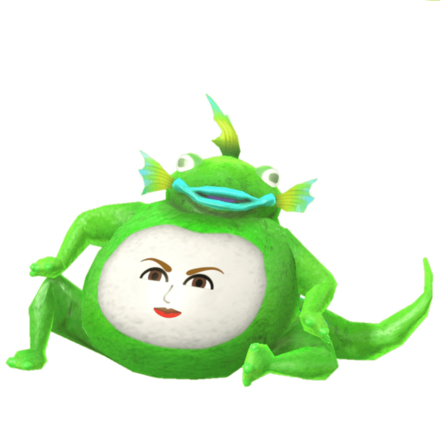 Miitopia Travelers Friend Frog