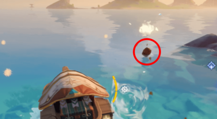 Genshin - Whirlpool off to Starboard Day 2 - Destroy Exploding Barrel