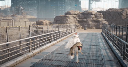 Cross the Bridge to the Robed Man