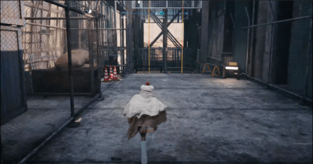 Slide Down the Pole into the Shipping Facility