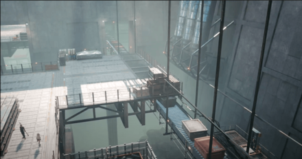 Cross Over the Stopped Conveyor Belt