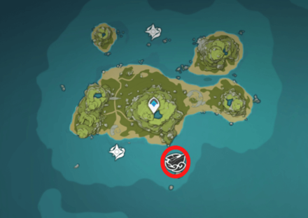 Genshin - Whirling Voyage Course Location