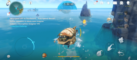 Genshin - Whirlpool off to Starboard Day 3 - Adjust the Camera When Turning