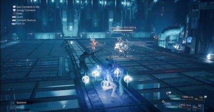 Fight 3 Deepground Soldiers