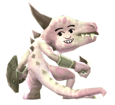 Miitopia Lizard Traveler Man