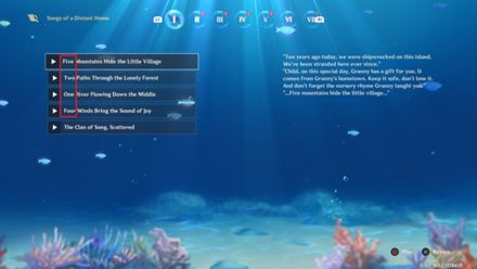 Genshin Impact - They Who Hear the Sea - Locked Treasure Quest Code