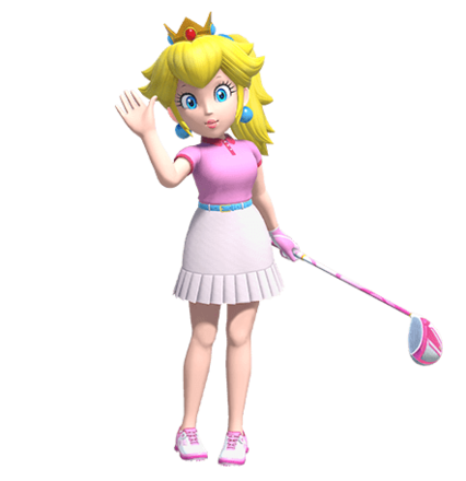 Peach Mario Golf Yoshi