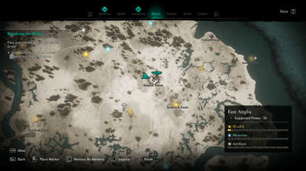 ACV - Ruined Tower Clue Map