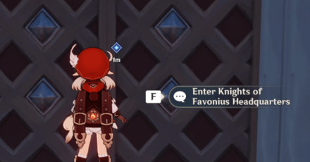 Genshin - Enter Knights of Favonius Headquarters